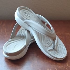 Womens CROCS  Capri V Sporty Flip Flop/Sandals